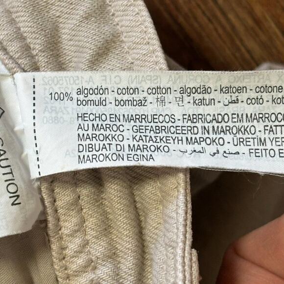 NWT ZARA Extra Long Wide Leg Baggy Cargo Pants SEE DESCRIPTION FOR SIZING INFO - Picture 12 of 14